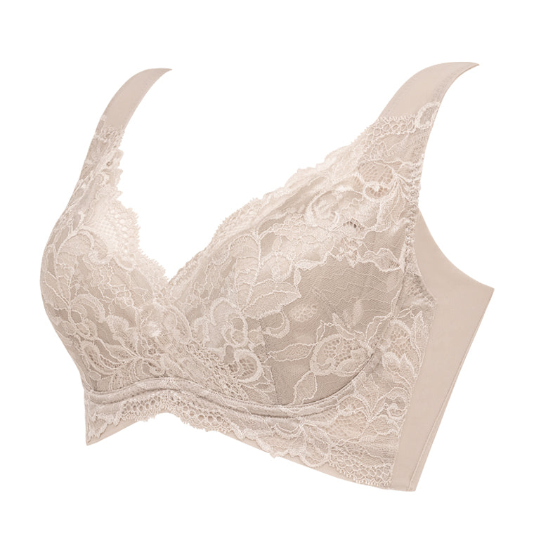 Full Coverage Lacy Wireless Bra 24