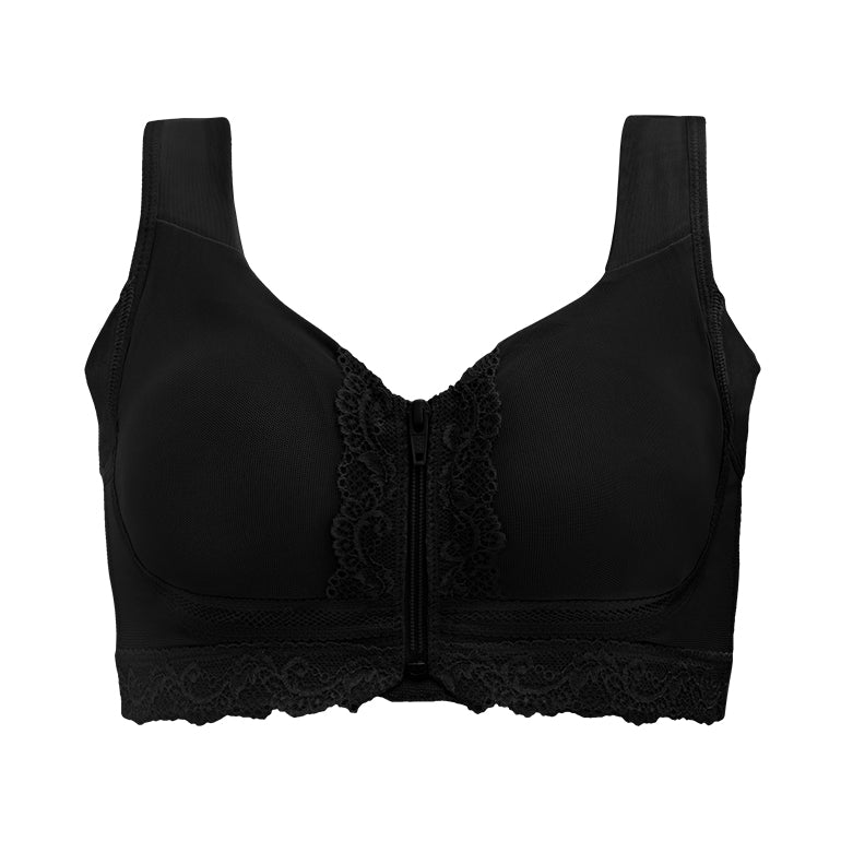 Smooth Zip Front Wireless Bra 25