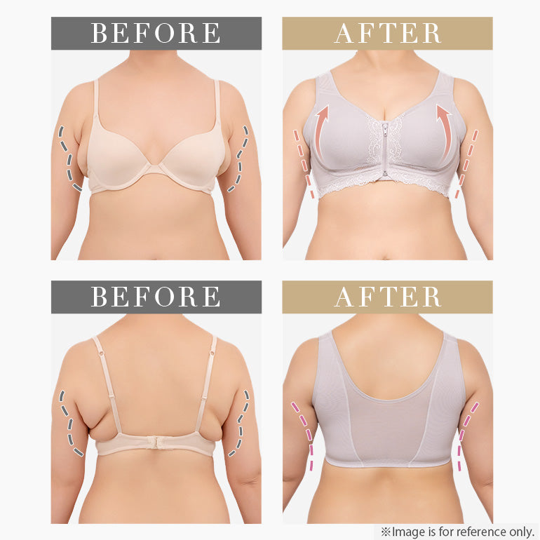 Smooth Zip Front Wireless Bra 25