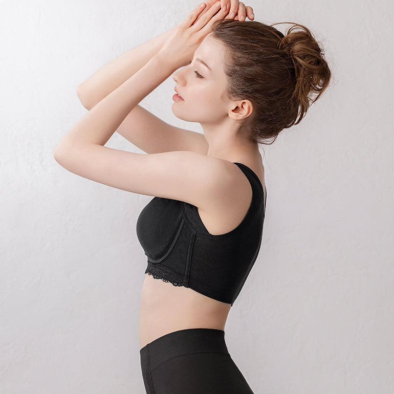 Smooth Zip Front Wireless Bra 25