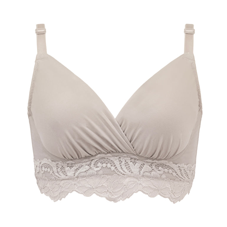Cotton Blend Stretch Heart Cup Bra 25
