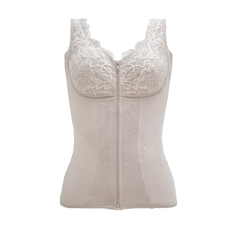 Zip Front Wireless Bra Camisole 25