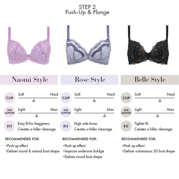 Belle Push-Up Plunge Bra